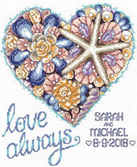 Seashell Wedding Heart